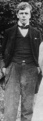 Chesterton at the time of his engagement, 1898
