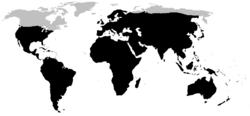 black: range of Squamata