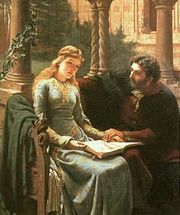 Abelard and his pupil, Héloïse, by Edmund Blair Leighton.