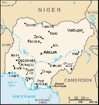 Map of Nigeria