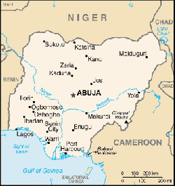 Map of Nigeria