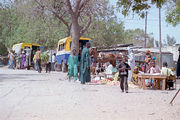 Street vendors.