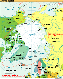 The Arctic Bridge shipping route is hoped to link North America to markets in Europe and Asia using ice-free routes across the Arctic Ocean.