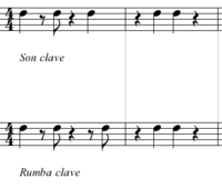 Son and rumba clave of today.