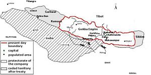 The Treaty of Sugauli March 4, 1816, suited Ochterlony to bring the campaign to a speedy conclusion because of the approach of the dreaded aul-fever season but also because a number of his European troops suffered from dysentery.