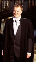 Academic dress worn for a graduation ceremony