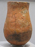 Pottery from the Korean Neolithic at the National Museum of Korea.