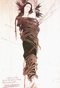Costume design by Léon Bakst for D'Annunzio's play The Martyrdom of St Sebastian.