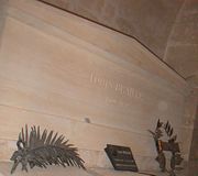 Braille's tomb in the crypt of the Panthéon.