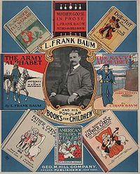 Promotional Poster for Baum's "Popular Books For Children," 1901.