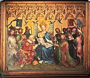 The Altarpiece of the Three Kings by Stephan Lochner.