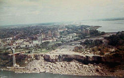 American Falls "shut off" during erosion control efforts in 1969