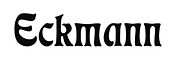 Eckmann, 1901.