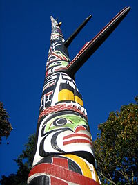 Victoria's "World's Tallest Totem Pole."