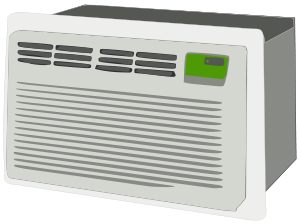 Diagram of an air conditioner.