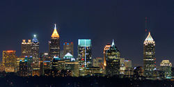 City skyline from Buckhead