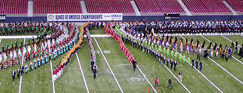 Bands of America Award Ceremony at the Superregional competition in St. Louis, October, 2005