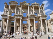 The Celsus Library in Ephesus, dating from 135 C.E.