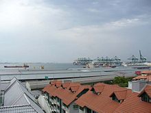 Scenic view of Pasir Panjang from Chwee Chian Hill where the temple stands today, circa May 2007.