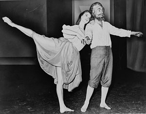 Balanchine and Suzanne Farrell in Don Quixote.