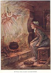 Oliver Herford illustrated the fairy godmother inspired from the Perrault version