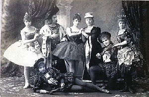 Original cast of Tchaikovsky's ballet, Saint Petersburg, 1890