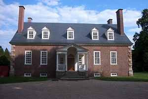 Gunston Hall in May 2006, seen from the front