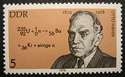 Otto Hahn on a stamp of the German Democratic Republic, 1979.