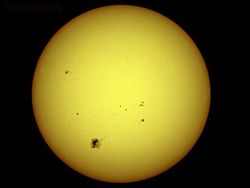Picture of the Sun on June 7, 1992 (NASA)