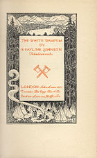 Title page of The White Wampum, 1895.