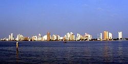 Bocagrande skyline.