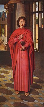 The Apostle John as a young man. Traditionally, the epistles of John are believed to have been written when the apostle had reached an advanced age.