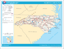 Map of North Carolina