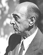 Composer Arnold Schoenberg