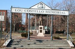Lou Costello Memorial, Lou Costello Memorial Park Paterson, N.J.