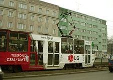 A typical Gdańsk tram.