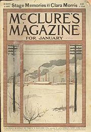 McClure's Magazine (cover, Jan, 1901) published many early muckraker articles.