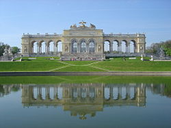 The Gloriette, located behind the palace