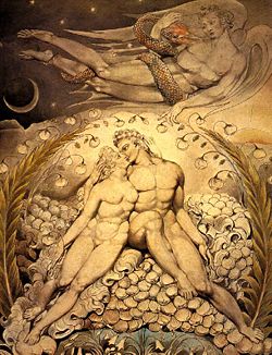 William Blake's depiction of Adam and Eve was influenced by Gnostic concepts.
