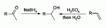 Preparation of a secondary alcohol