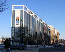 National Public Radio headquarters at 635 Massachusetts Avenue NW in Washington, D.C.