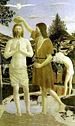 Baptism of Christ, by Francesca, 1449
