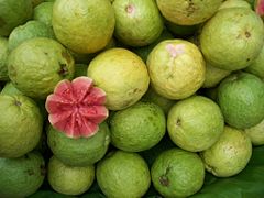 Ripe guavas