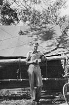 Pilot Officer Gough Whitlam in Cooktown, Queensland in 1944.