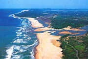 Mouth of an estuary.