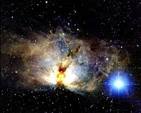 NGC 2024, The Flame Nebula.