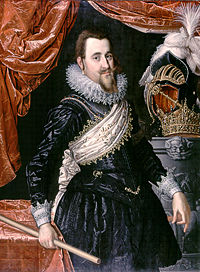 King Christian IV of Denmark. General of the Lutheran army.