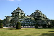The palm house features exotic plants displayed in three separate climate zones.