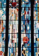 Depiction of the Sacred Heart in a convent chapel.