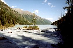 Altai, Lake Kutsherla in Altay Mountains